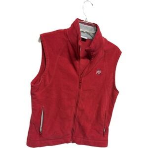 Columbia Sportswear Ohio State Buckeyes Fleece Vest Unisex Fit College Red